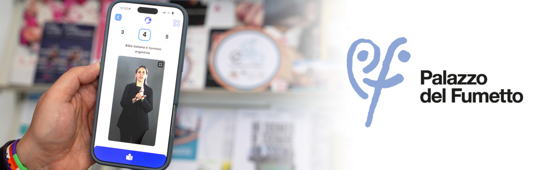 App accessibile del Palazzo del Fumetto di Pordenone sviluppata da AT Media – CoperniKo